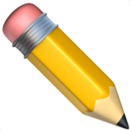 About Us 3 An emoji of a sharpened yellow pencil with a pink eraser, reminiscent of the precision found in automotive design.